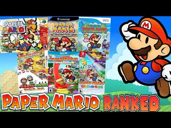 game mario - Paper Mario (series)